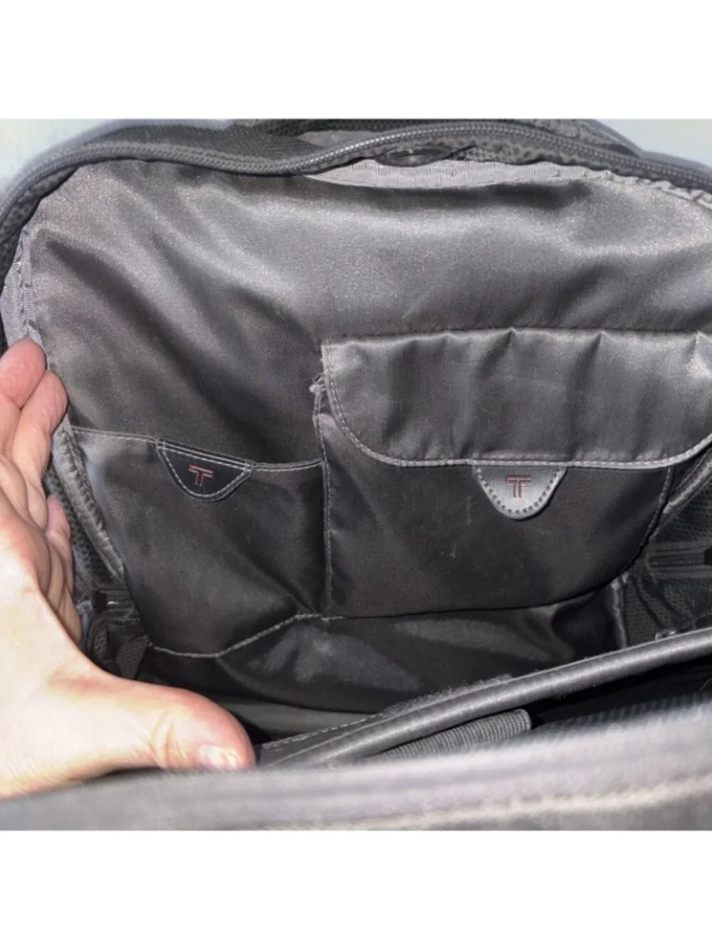 Tumi Tech Forsyth Laptop Backpack 5581D Nylon PVC Ballistic Bag Black-READ